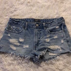 Harper low rise denim shorts